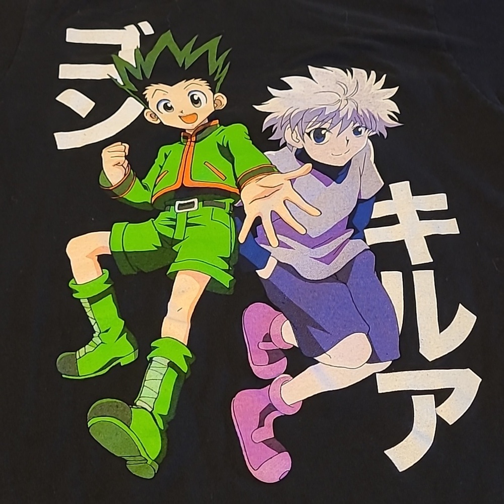 Hunter X Hunter Anime And Manga Black Short Sleeve Tee Anime Design - Picture 2 of 7